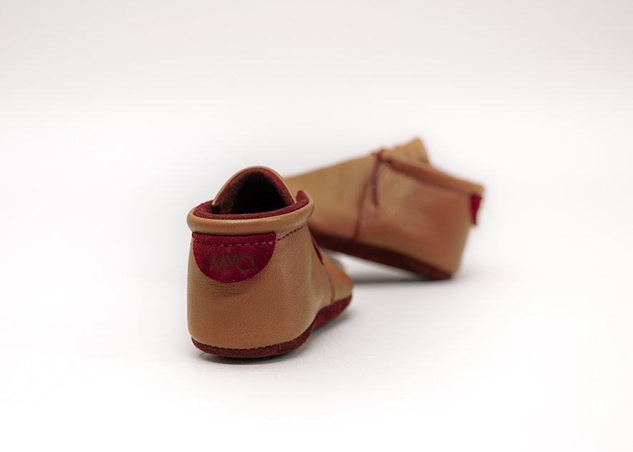 Chausson Cuir Bébé Pitchoun - Myo Artisan Maroquinier